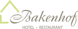 „Restaurant Bakenhof“-Logo, zur Startseite